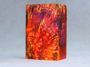 Stabilized Maple Burl Wood Mod Block